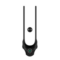   Nexus Forge - regulowany, zasilany bateryjnie, wibrujący pierścień na penisa lasso (czarny)