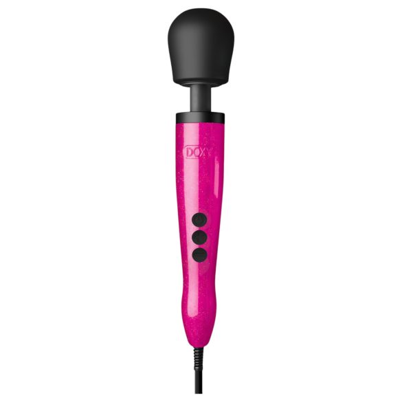 Doxy Die Cast - różowa magiczna różdżka massager na sieciowe zasilanie