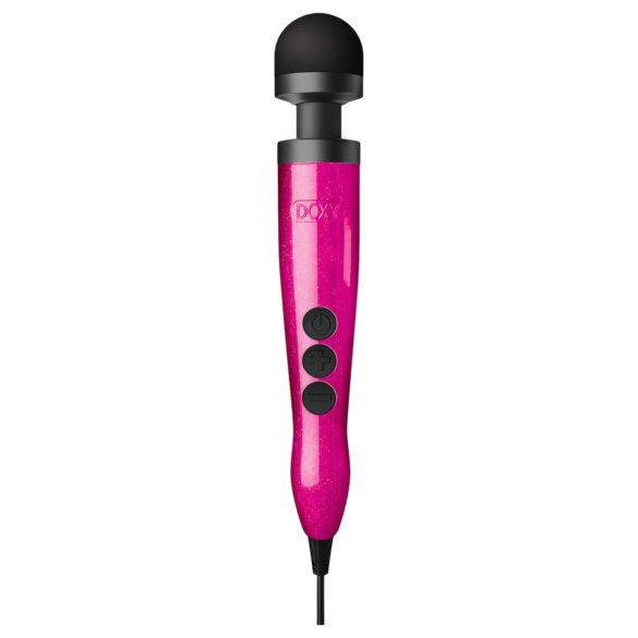 Doxy Die Cast 3 Różdżka - różowa masażer wibracyjny na prąd
