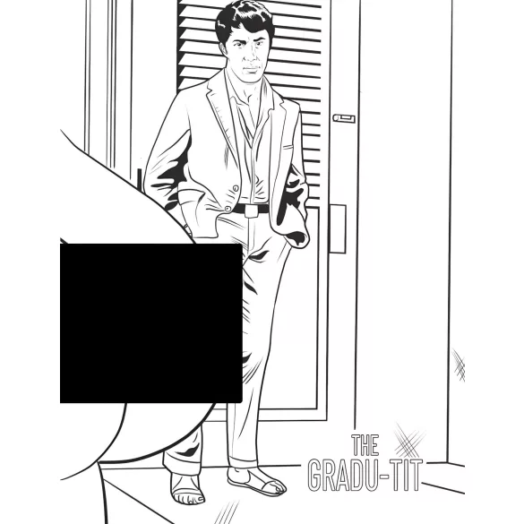 WoodRocket - kolorowanka dla dorosłych - piersi - erotyczna