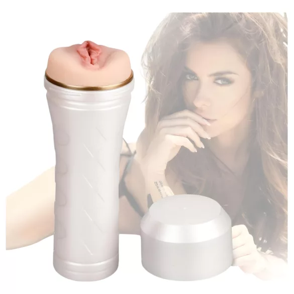 Tracy's Dog - masturbator męski - realistyczna pochwa w etui - biały/naturalny