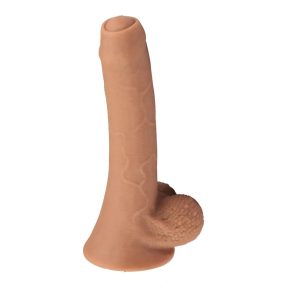Tracy's Dog Uncut Foreskin - dildo z napletka jąder (21 cm) - naturalne