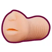 Osztywniany masturbator oralny
