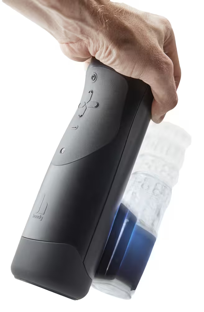 THE HANDY 1.1 - INTELIGENTNY, SIECIOWY, VR MASTURBATOR (CZARNY)